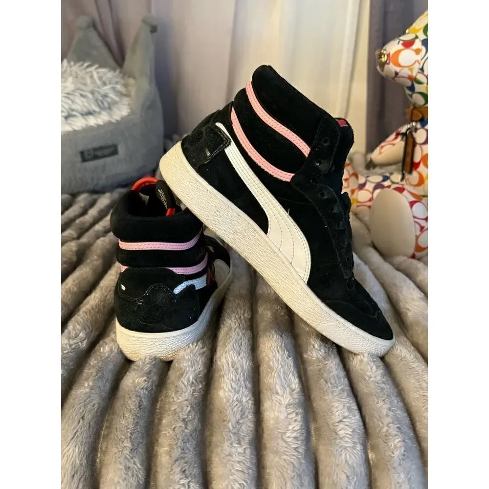 Puma x hello kitty ralph sampson womens mid sneakers sz 7